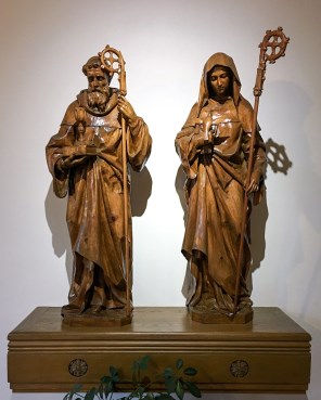 누르시아의 성 베네딕토와 성녀 스콜라스티카_photo by Sharon Mollerus_in the Monastery of St Scholastica in Duluth_Minnesota USA.jpg
